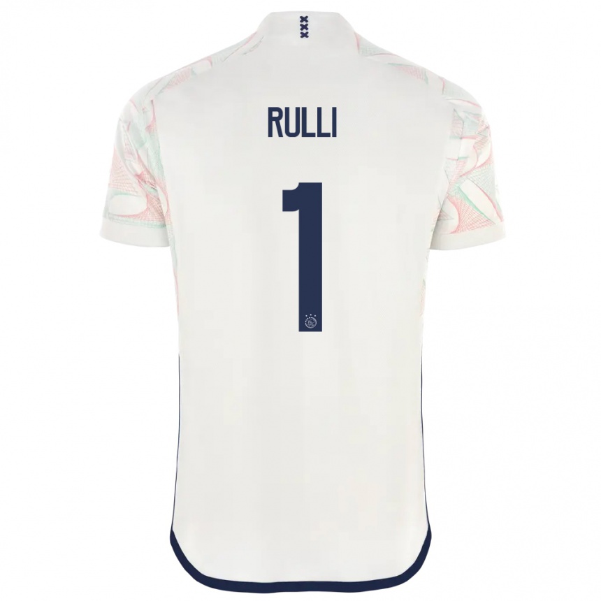 Kids  Gerónimo Rulli #1 White Away Jersey 2023/24 T-Shirt Canada