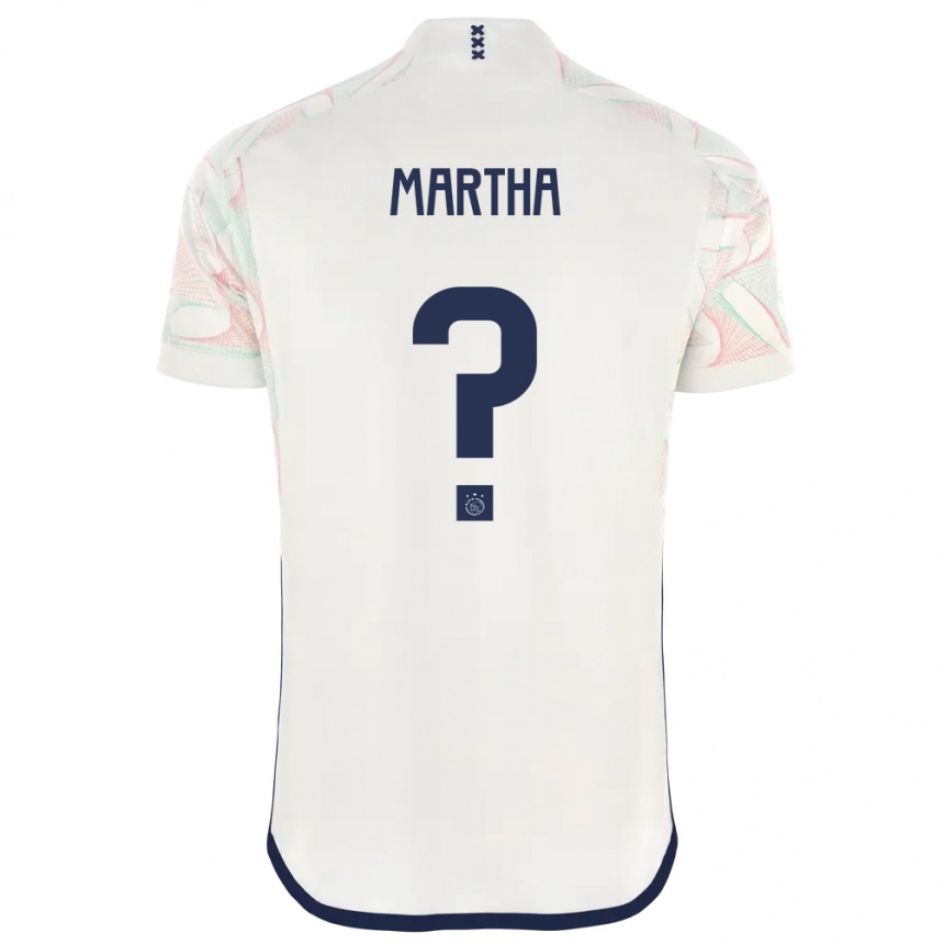 Kids Ar'jany Martha #0 White Away Jersey 2023/24 T-Shirt Canada