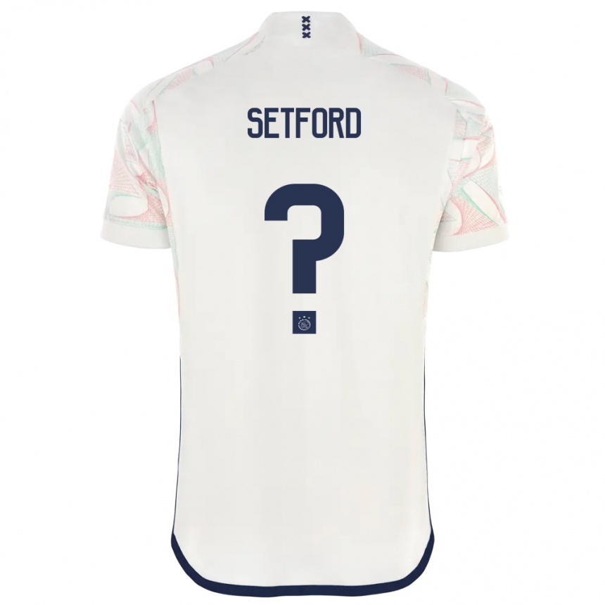 Enfant Football Maillot Charlie Setford #0 Blanc Tenues Extérieur 2023/24 Canada