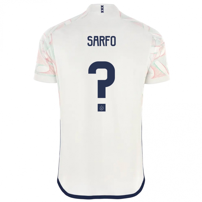 Kids  Raphaël Sarfo #0 White Away Jersey 2023/24 T-Shirt Canada