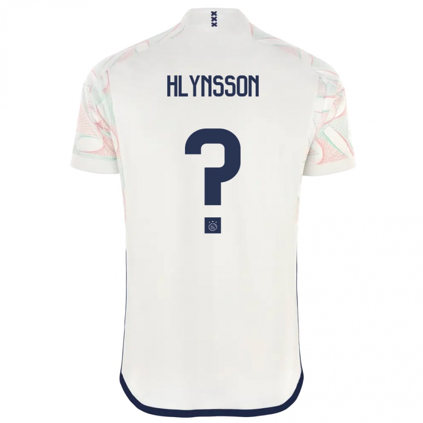 Kids Kristian Hlynsson #0 White Away Jersey 2023/24 T-Shirt Canada