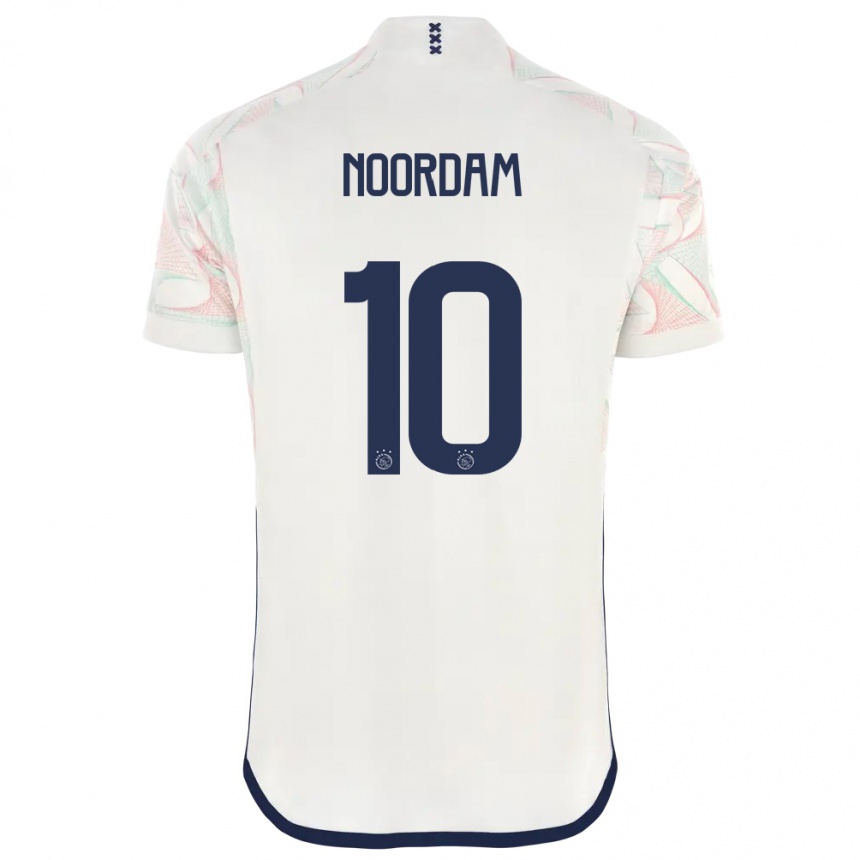 Kids Nadine Noordam #10 White Away Jersey 2023/24 T-Shirt Canada