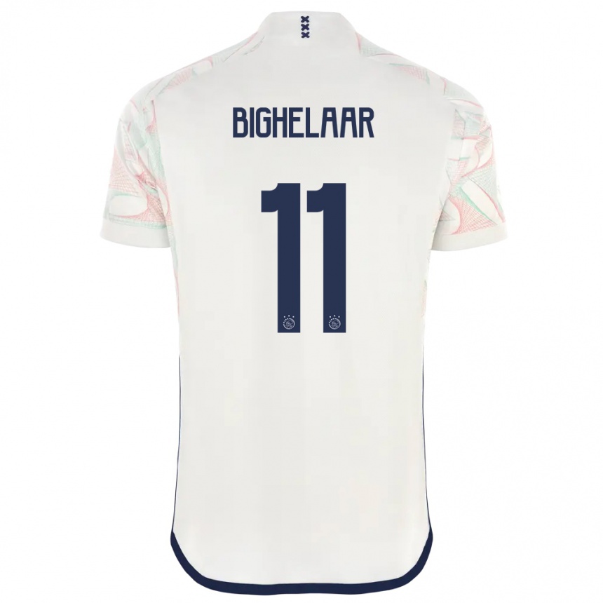 Kids Marjolijn Van Den Bighelaar #11 White Away Jersey 2023/24 T-Shirt Canada