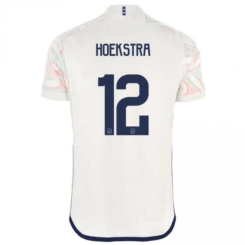 Kids  Isabelle Hoekstra #12 White Away Jersey 2023/24 T-Shirt Canada