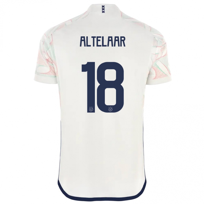 Kids Jamie Altelaar #18 White Away Jersey 2023/24 T-Shirt Canada