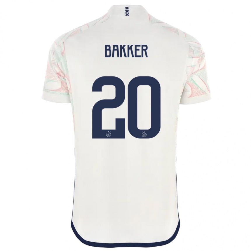 Enfant Football Maillot Eshly Bakker #20 Blanc Tenues Extérieur 2023/24 Canada