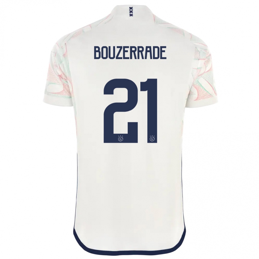 Enfant Football Maillot Zaina Bouzerrade #21 Blanc Tenues Extérieur 2023/24 Canada