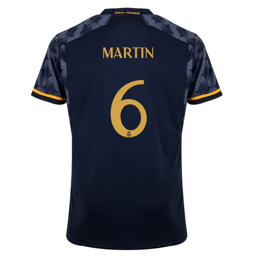 Kids Mario Martin #6 Dark Blue Away Jersey 2023/24 T-Shirt Canada