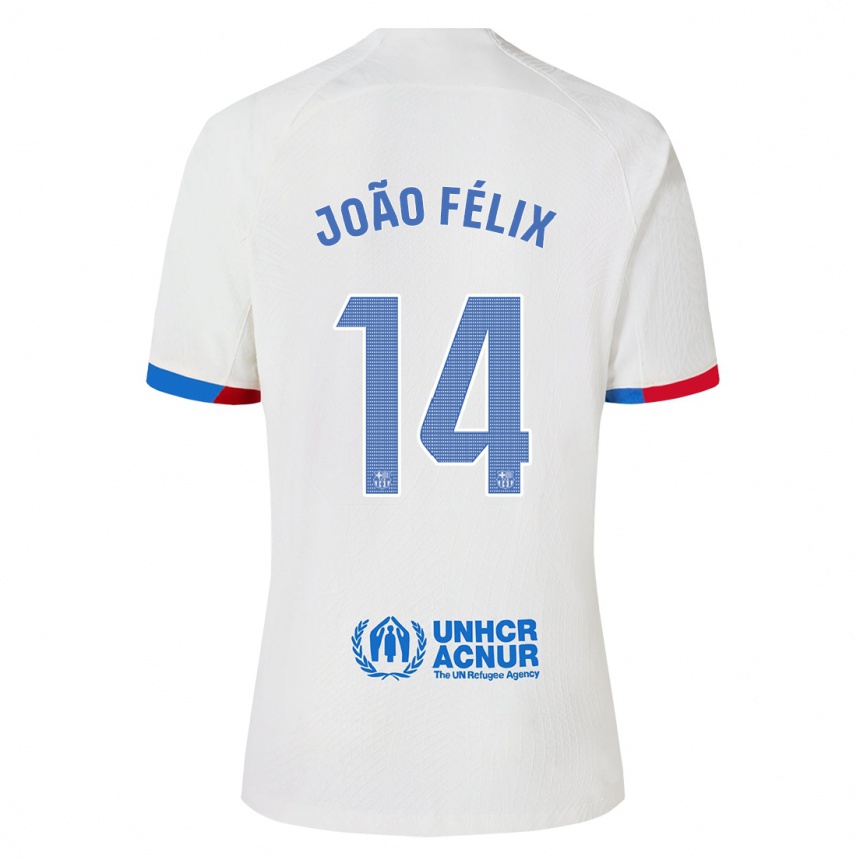 Kids Joao Felix #14 White Away Jersey 2023/24 T-Shirt Canada