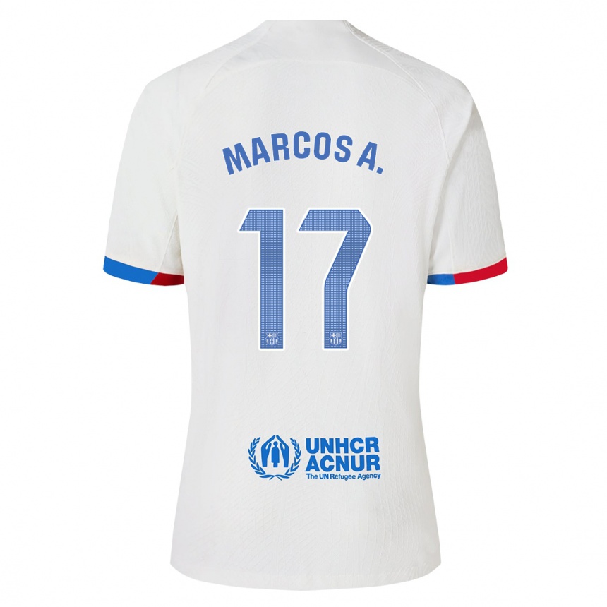 Enfant Football Maillot Marcos Alonso #17 Blanc Tenues Extérieur 2023/24 Canada