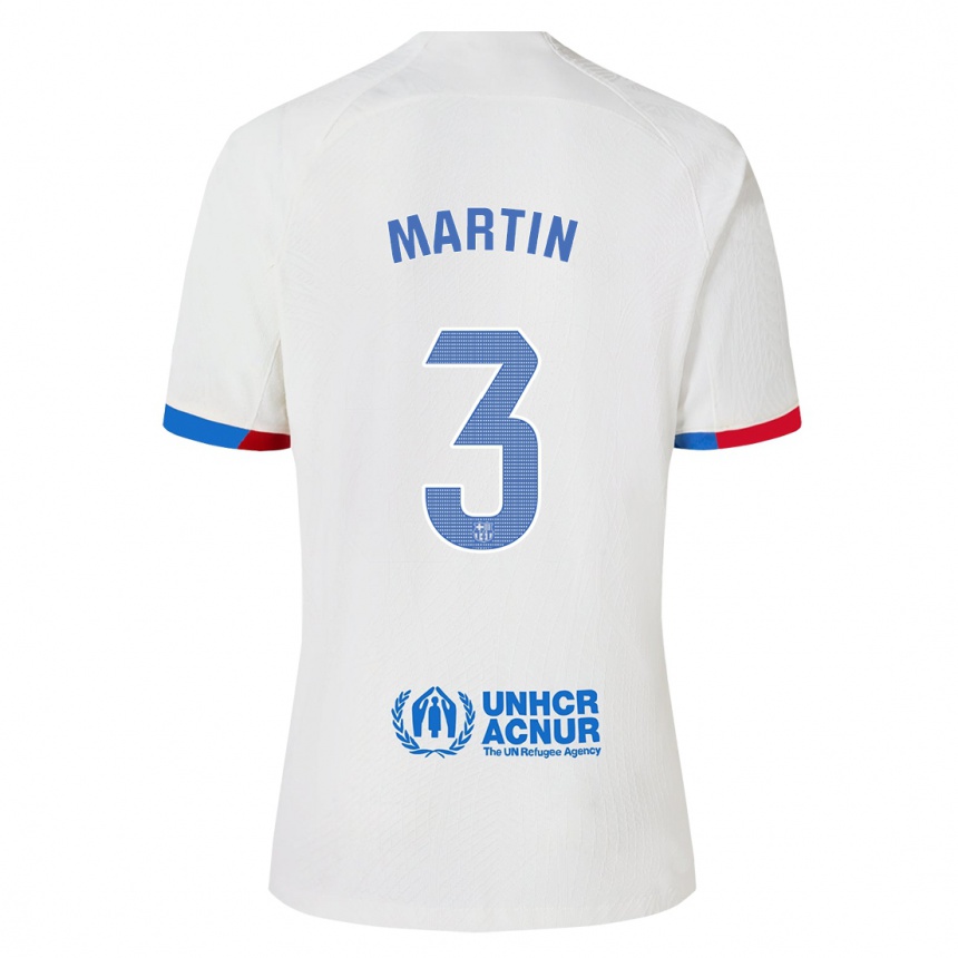 Enfant Football Maillot Gerard Martin #3 Blanc Tenues Extérieur 2023/24 Canada