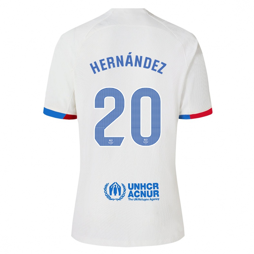 Enfant Football Maillot Unai Hernández #20 Blanc Tenues Extérieur 2023/24 Canada