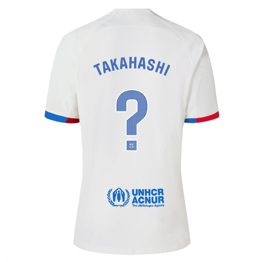 Kids Niko Takahashi #0 White Away Jersey 2023/24 T-Shirt Canada