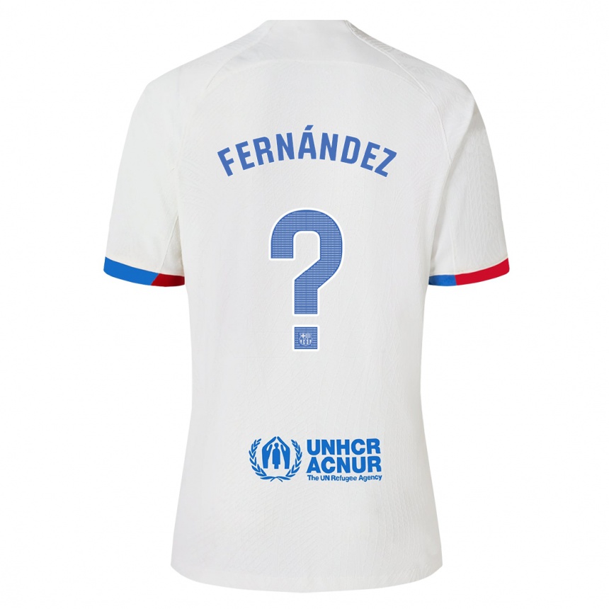 Enfant Football Maillot Guille Fernández #0 Blanc Tenues Extérieur 2023/24 Canada