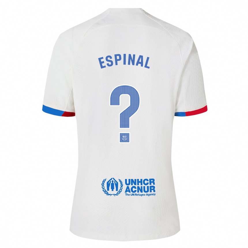 Enfant Football Maillot Jorge Espinal #0 Blanc Tenues Extérieur 2023/24 Canada