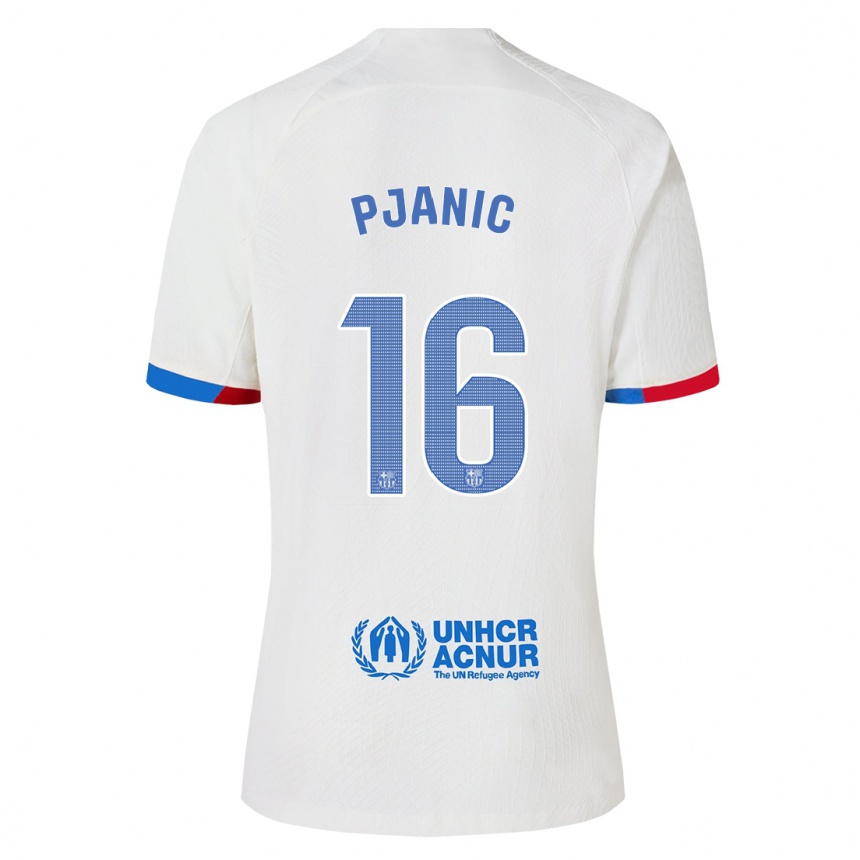 Enfant Football Maillot Miralem Pjanic #16 Blanc Tenues Extérieur 2023/24 Canada