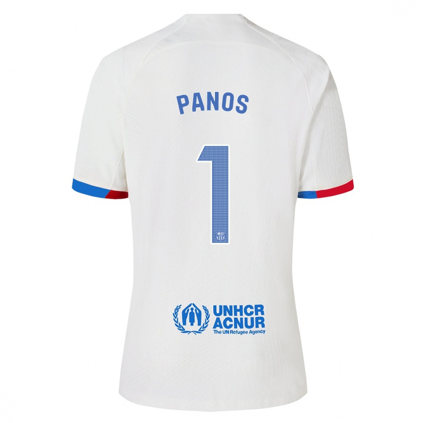 Enfant Football Maillot Sandra Panos #1 Blanc Tenues Extérieur 2023/24 Canada