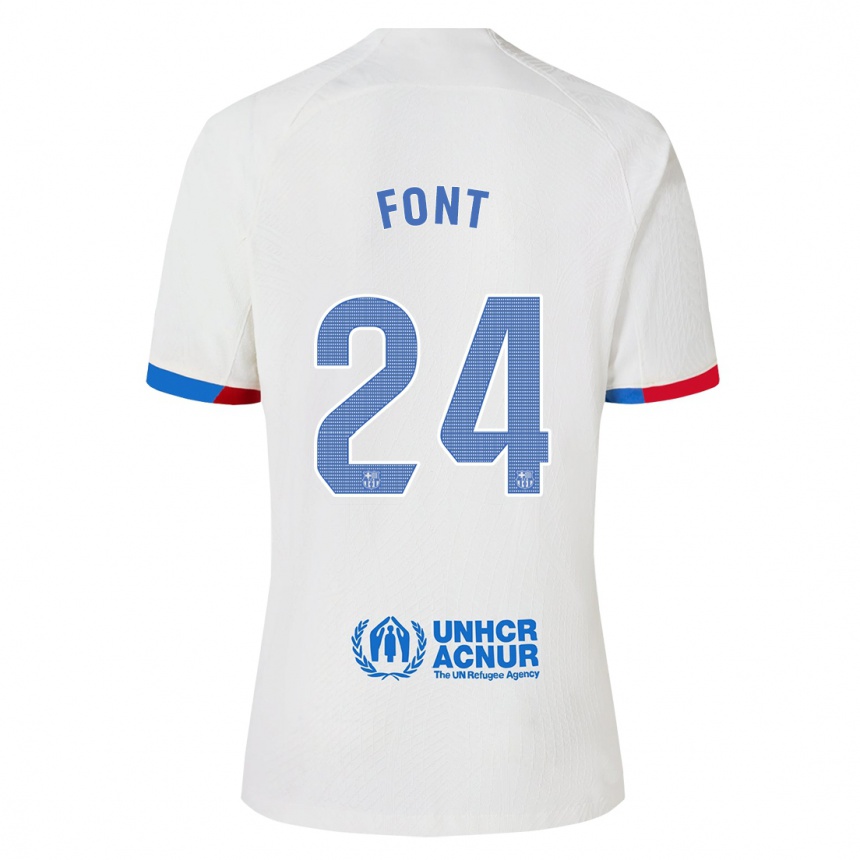 Enfant Football Maillot Gemma Font #24 Blanc Tenues Extérieur 2023/24 Canada