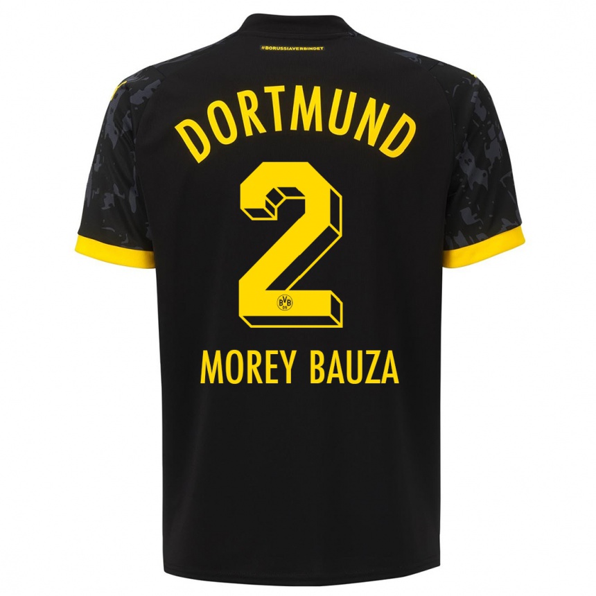 Kids Mateu Morey Bauza #2 Black Away Jersey 2023/24 T-Shirt Canada