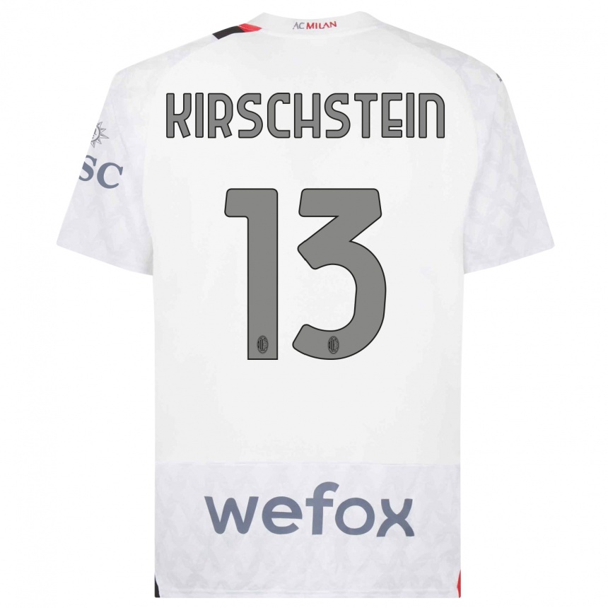 Kids Merle Kirschstein #13 White Away Jersey 2023/24 T-Shirt Canada