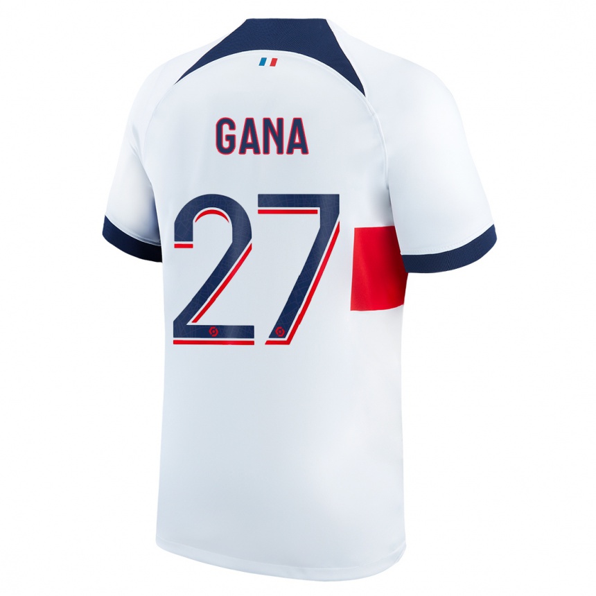 Kids  Idrissa Gana Gueye #27 White Away Jersey 2023/24 T-Shirt Canada