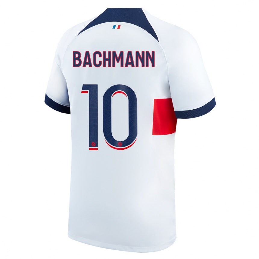 Enfant Football Maillot Ramona Bachmann #10 Blanc Tenues Extérieur 2023/24 Canada