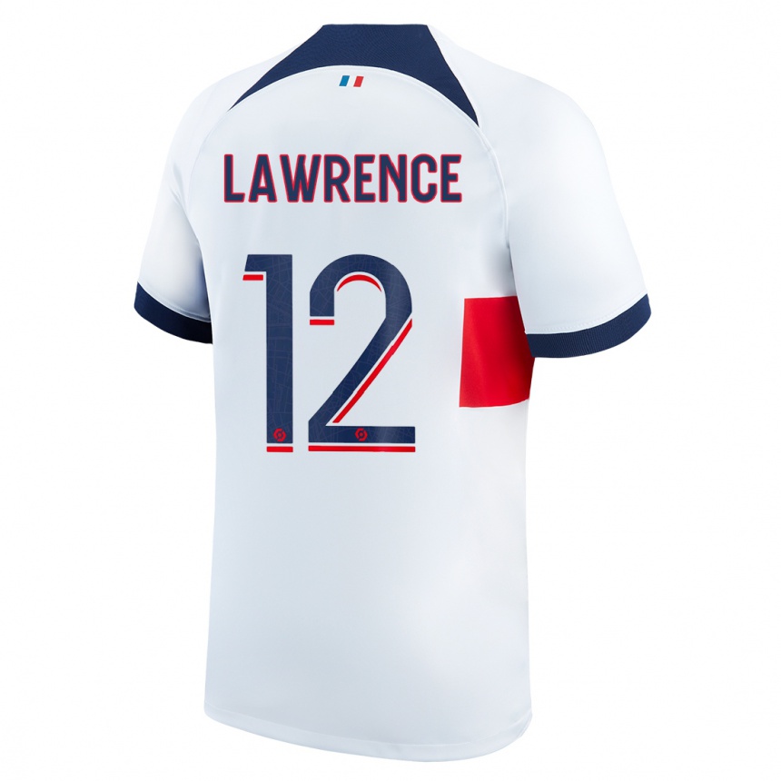 Kids Ashley Lawrence #12 White Away Jersey 2023/24 T-Shirt Canada