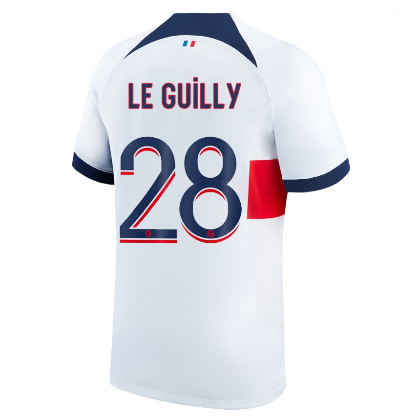 Enfant Football Maillot Jade Le Guilly #28 Blanc Tenues Extérieur 2023/24 Canada