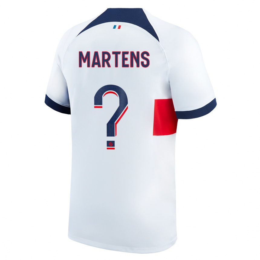 Kids  Lieke Martens #0 White Away Jersey 2023/24 T-Shirt Canada