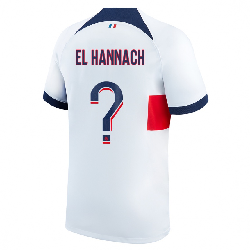 Enfant Football Maillot Younes El Hannach #0 Blanc Tenues Extérieur 2023/24 Canada