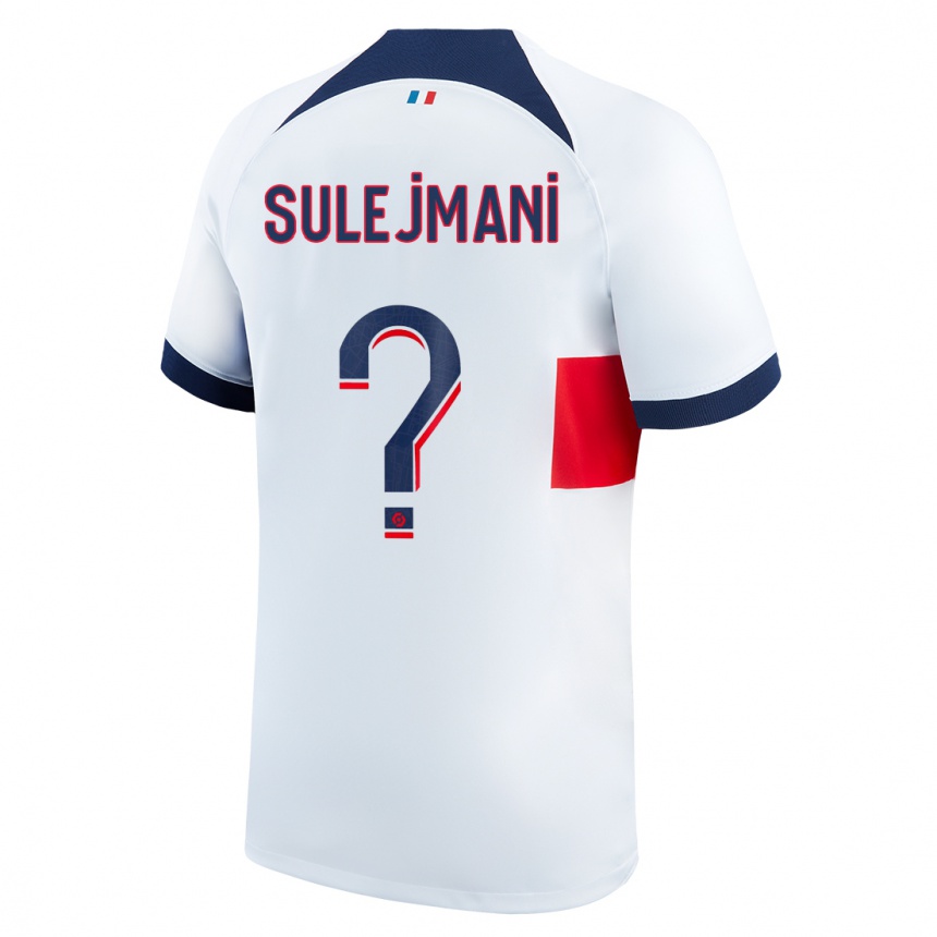 Kids  Lora Sulejmani #0 White Away Jersey 2023/24 T-Shirt Canada