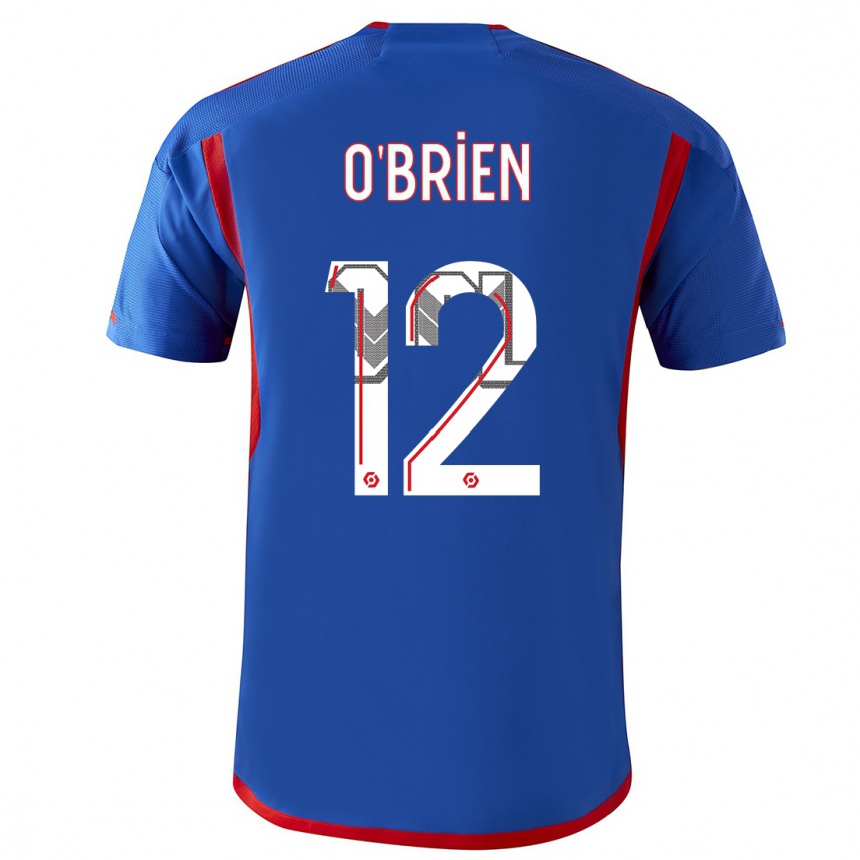 Kids  Jake O'brien #12 Blue Red Away Jersey 2023/24 T-Shirt Canada