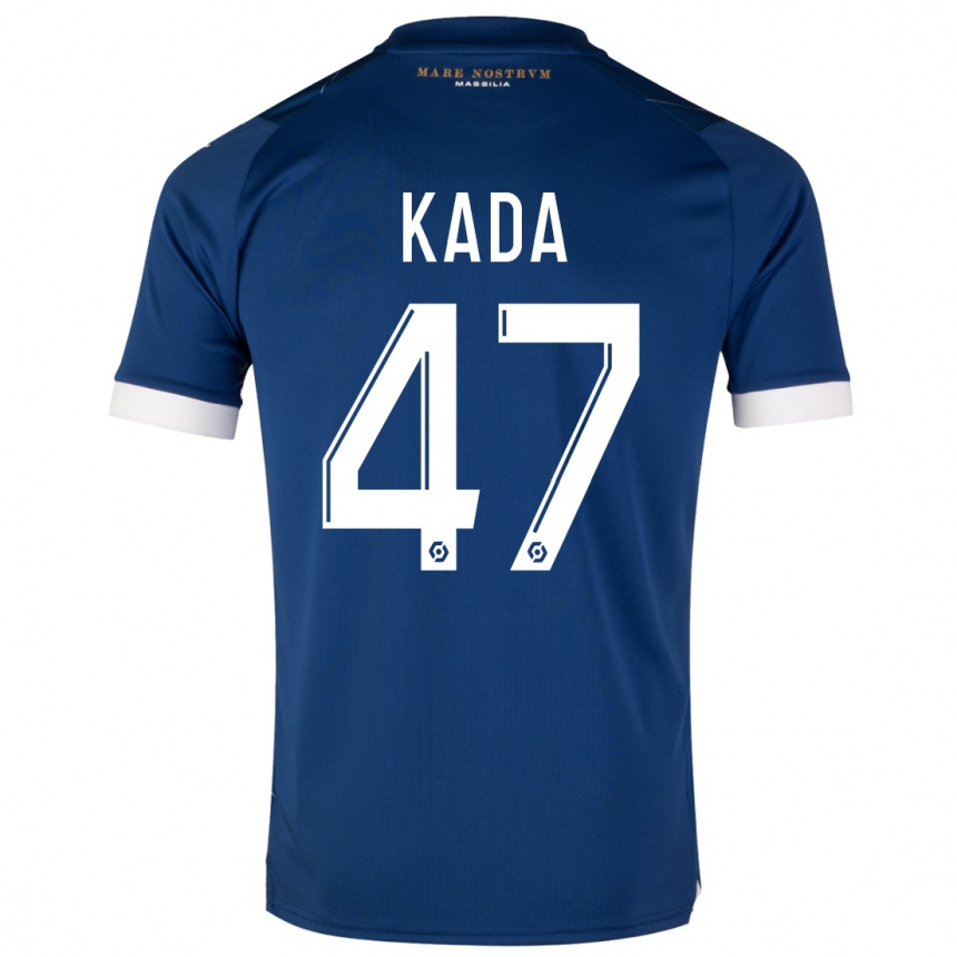 Kids Joakim Kada #47 Dark Blue Away Jersey 2023/24 T-Shirt Canada