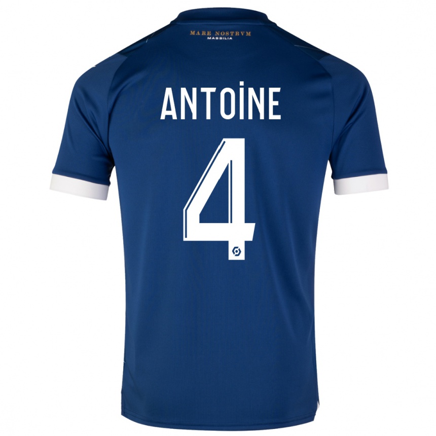 Kids Maud Antoine #4 Dark Blue Away Jersey 2023/24 T-Shirt Canada