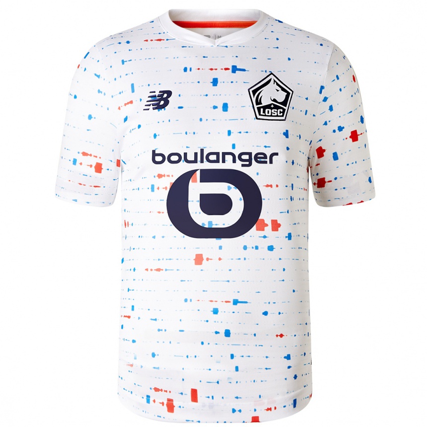 Enfant Football Maillot Lucas Chevalier #30 Blanc Tenues Extérieur 2023/24 Canada