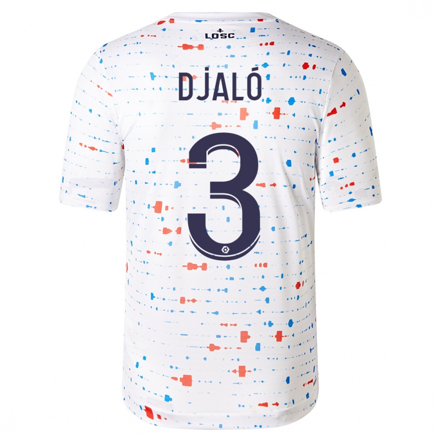 Enfant Football Maillot Tiago Djaló #3 Blanc Tenues Extérieur 2023/24 Canada