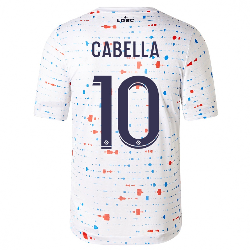 Enfant Football Maillot Rémy Cabella #10 Blanc Tenues Extérieur 2023/24 Canada