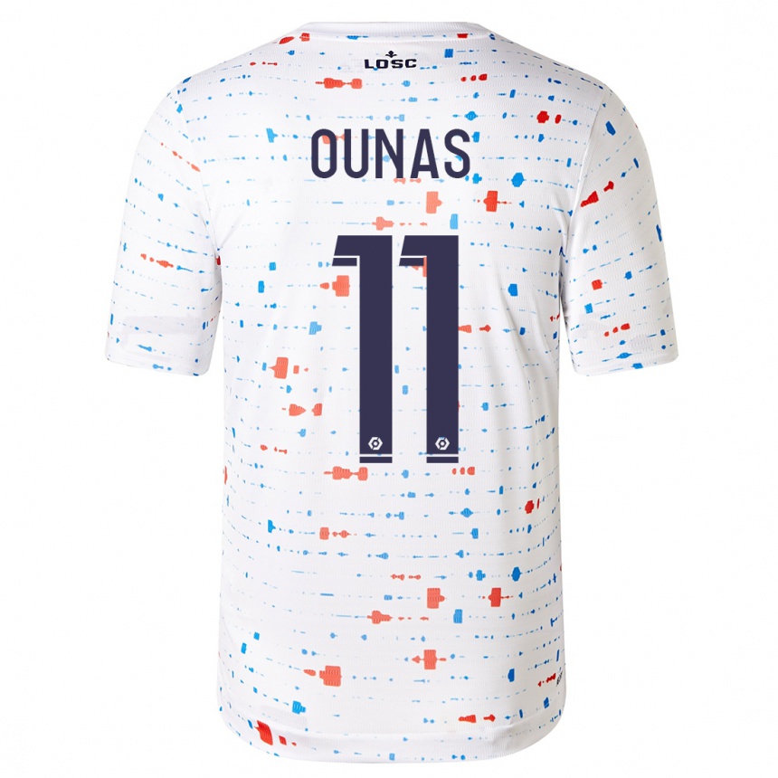 Enfant Football Maillot Adam Ounas #11 Blanc Tenues Extérieur 2023/24 Canada