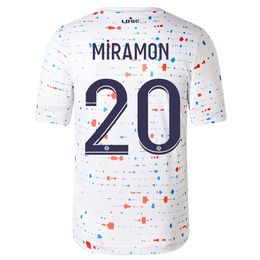 Enfant Football Maillot Ignacio Miramón #20 Blanc Tenues Extérieur 2023/24 Canada