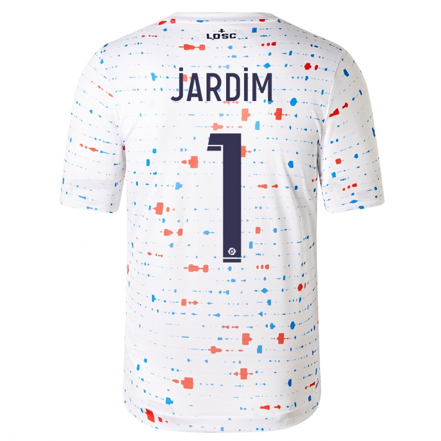 Kids Football Leo Jardim #1 White Away Jersey 2023/24 T-Shirt Canada