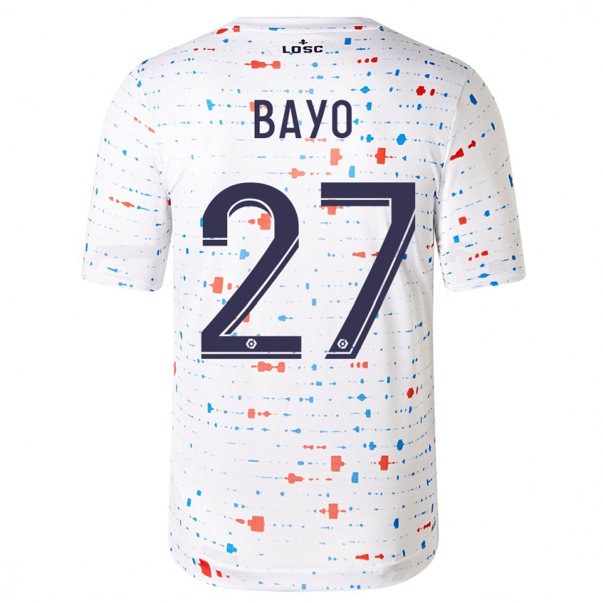 Enfant Football Maillot Mohamed Bayo #27 Blanc Tenues Extérieur 2023/24 Canada