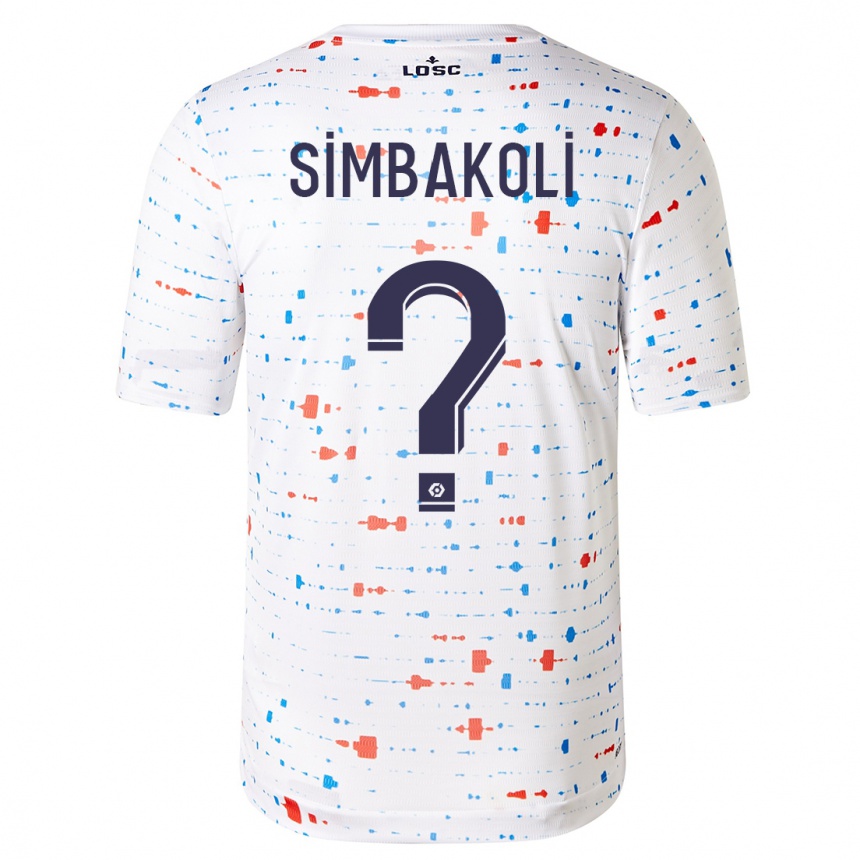 Enfant Football Maillot Mamadou Simbakoli #0 Blanc Tenues Extérieur 2023/24 Canada