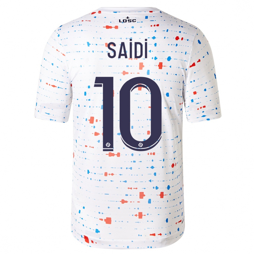 Kids Football Rachel Saidi #10 White Away Jersey 2023/24 T-Shirt Canada