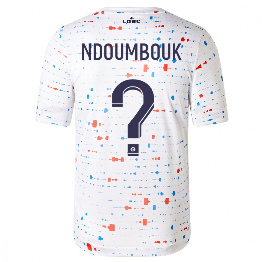 Kids Football Marlyse Ngo Ndoumbouk #0 White Away Jersey 2023/24 T-Shirt Canada