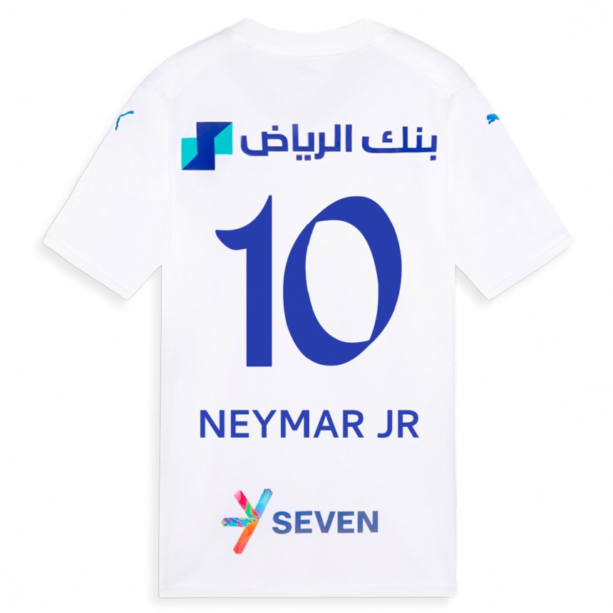 Enfant Football Maillot Neymar #10 Blanc Tenues Extérieur 2023/24 Canada