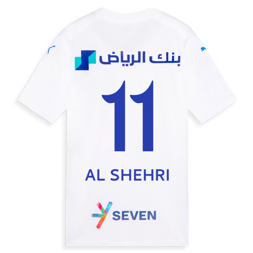 Enfant Football Maillot Saleh Al-Shehri #11 Blanc Tenues Extérieur 2023/24 Canada