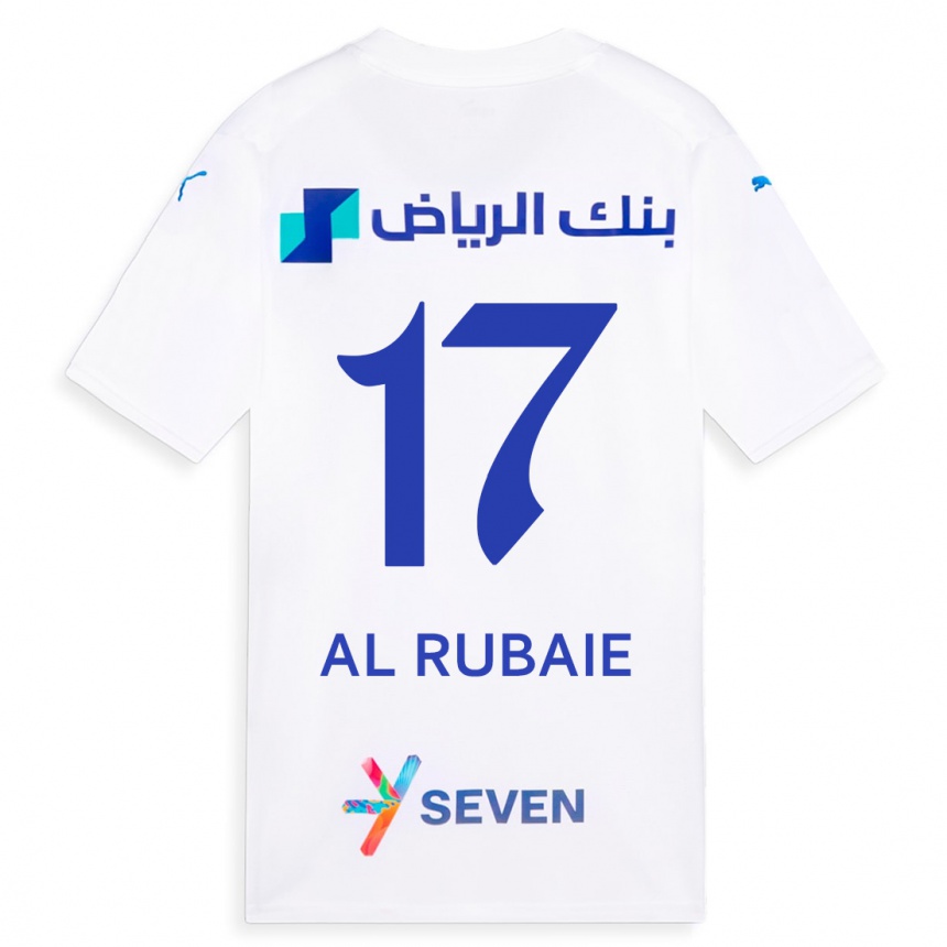 Kids  Mohammed Al-Rubaie #17 White Away Jersey 2023/24 T-Shirt Canada