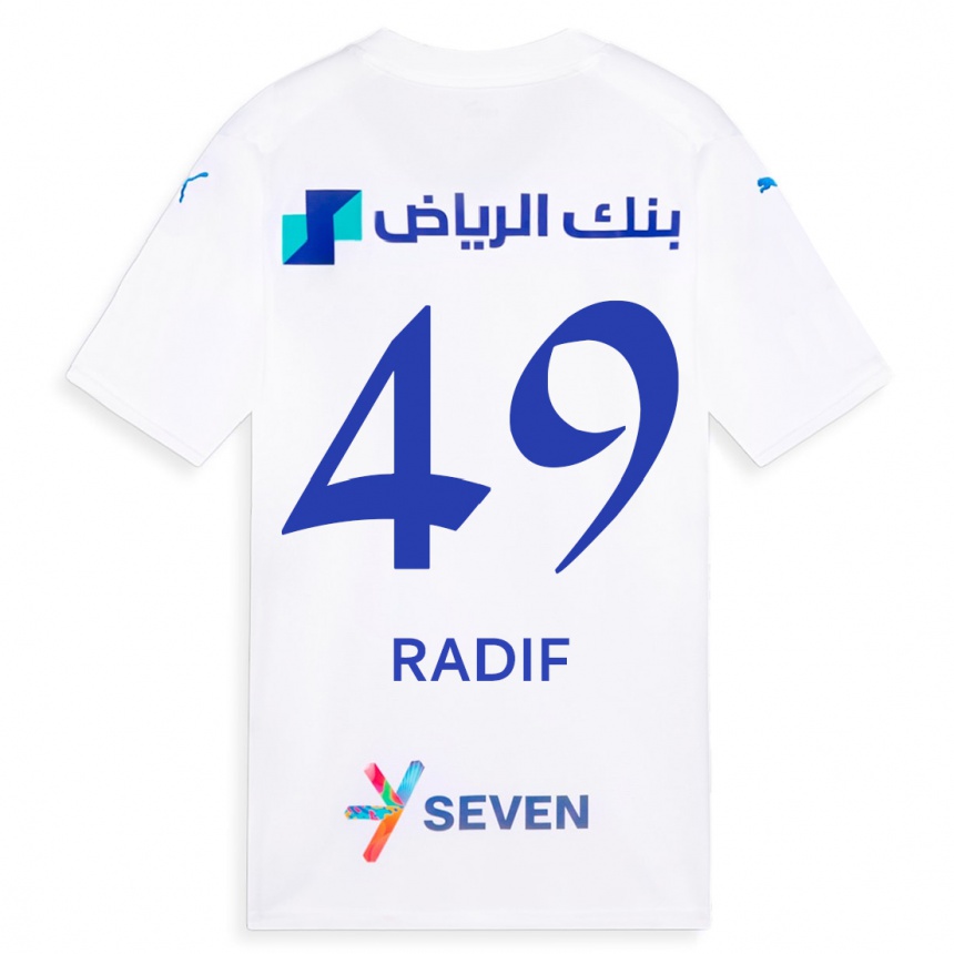 Enfant Football Maillot Abdullah Radif #49 Blanc Tenues Extérieur 2023/24 Canada