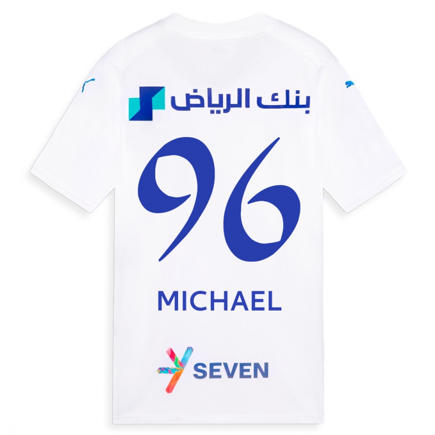 Kids Michael #96 White Away Jersey 2023/24 T-Shirt Canada