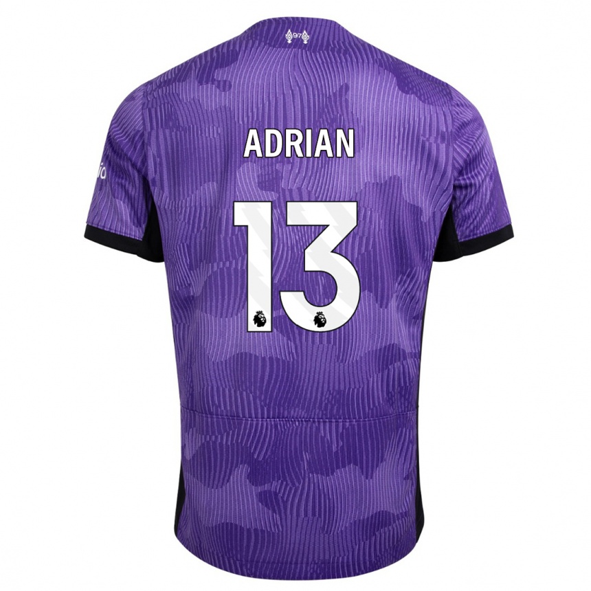 Kids  Adrian #13 Purple Third Jersey 2023/24 T-Shirt Canada